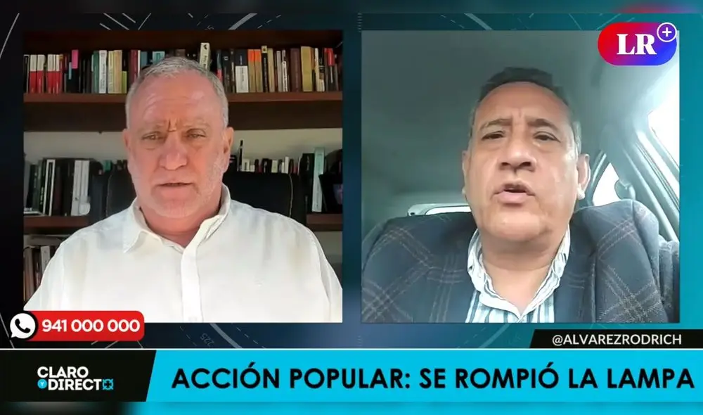 En Claro y directo, AAR entrevistó a Mesías Guevara para debatir la actual crisis que se vive en Acción Popular. Foto/Video: LR+