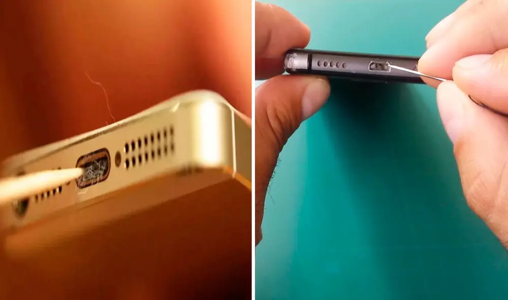 La limpieza del puerto USB de tu smartphone es muy importante. Foto: AndroidPhoria/Pablito Informático La limpieza del puerto USB de tu smartphone es muy importante. Foto: AndroidPhoria/Pablito Informático