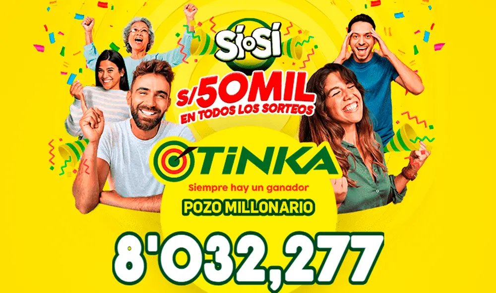 El sorteo de hoy, miércoles 9 de agosto, se realizará a las 10.50 p. m. Foto: La Tinka El sorteo de hoy, miércoles 9 de agosto, se realizará a las 10.50 p. m. Foto: La Tinka