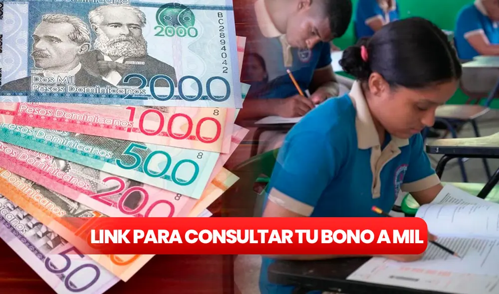 El Bono a Mil se entrega a las familias que tengan estudiantes matriculados en las escuelas públicas. Foto: Al Momento/ Composición LR