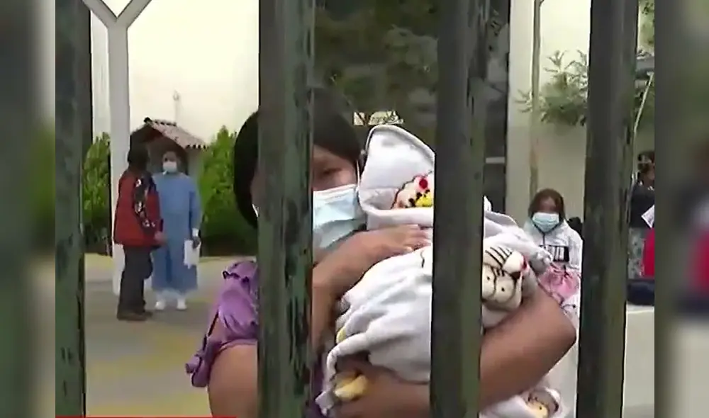 El menor padece de enfermedades que le impiden alimentarse con leche materna. Foto y video: Panamericana