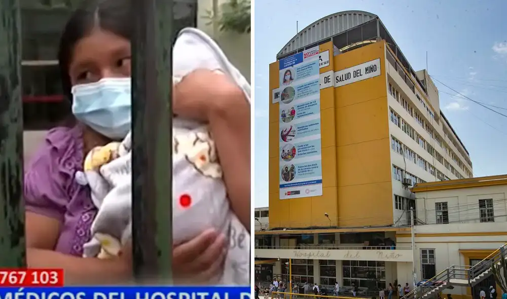 Piden apoyo. Bebé de 7 meses será sometido a una cirugía. Foto: composición LR/Panamericana/Andina