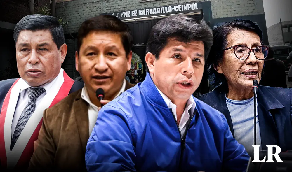 Castillo Terrones es investigado por los presuntos delitos de rebelión y conspiración respecto a su intento de golpe de Estado. Foto: composición de Fabrizio Oviedo/La República