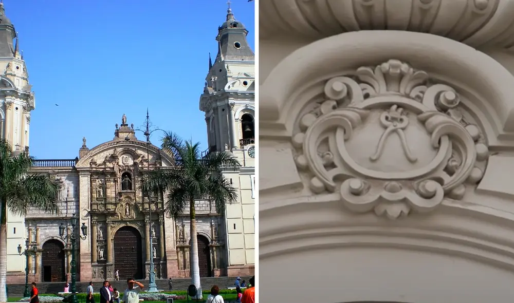La Catedral de Lima contiene un símbolo que muy pocos han notado. Foto: composición LR/Turismo/Diego andariego/YouTube La Catedral de Lima contiene un símbolo que muy pocos han notado. Foto: composición LR/Turismo/Diego andariego/YouTube