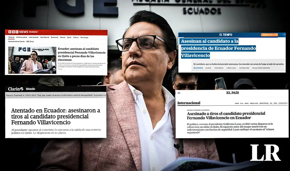 Al menos 9 heridos dejó el atentado en el que fue asesinado Fernando Villavicencio. Foto: composición de Fabrizio Oviedo/EFE Al menos 9 heridos dejó el atentado en el que fue asesinado Fernando Villavicencio. Foto: composición de Fabrizio Oviedo/EFE