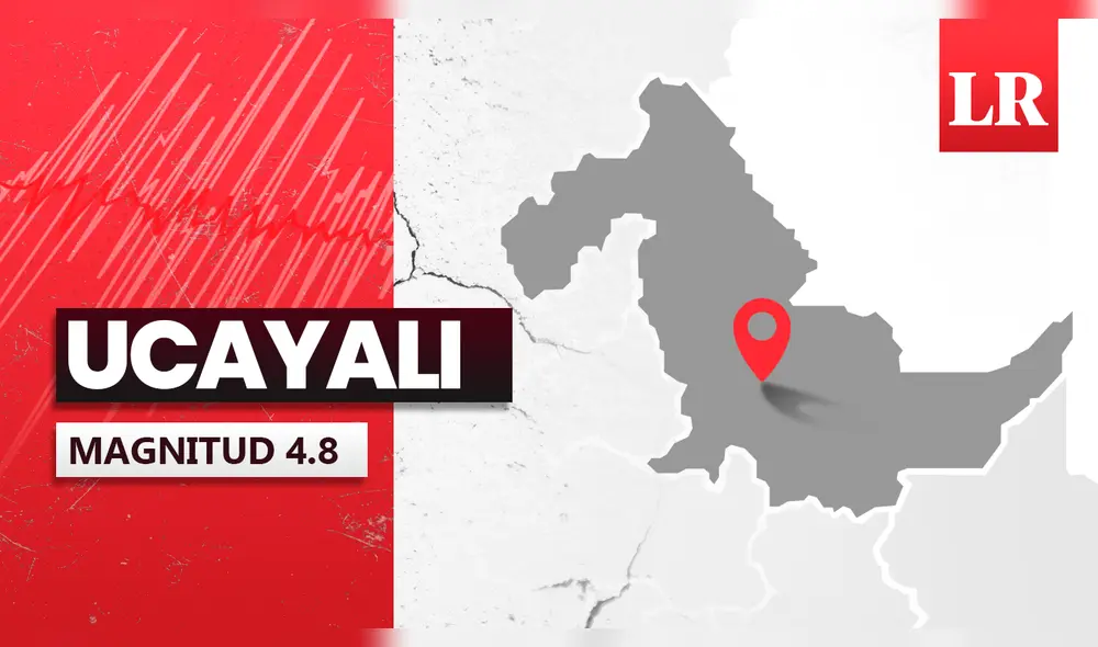 Sismo de 4.8 de magnitud en Ucayali. Foto: composiciónLR Sismo de 4.8 de magnitud en Ucayali. Foto: composiciónLR