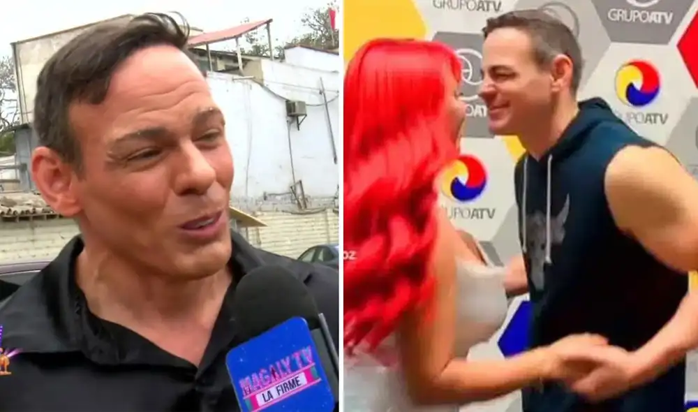 Mark Vito grabó un tiktok muy divertido y coqueto con Deysi Araujo. Foto: composición LR/captura de ATV/Mark Vito/TikTok Mark Vito grabó un tiktok muy divertido y coqueto con Deysi Araujo. Foto: composición LR/captura de ATV/Mark Vito/TikTok