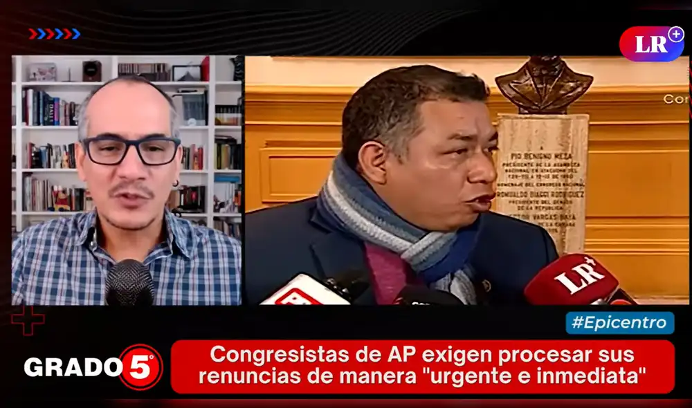 Gómez Fernandini considera que en Acción Popular "se están sacando los ojos". Foto y video: LR +