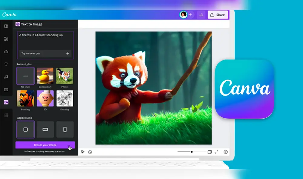 Canva estrenó 8 nuevas funciones con inteligencia artificial. Foto: composición LR/Canva Canva estrenó 8 nuevas funciones con inteligencia artificial. Foto: composición LR/Canva