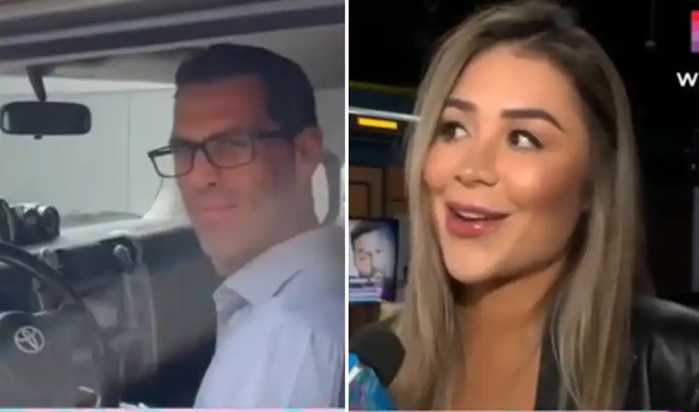 Gustavo Salcedo y su peculiar respuesta tras ser consultado sobre Alexandra Méndez. Foto: composición LR/Willax TV - Video: Willax TV