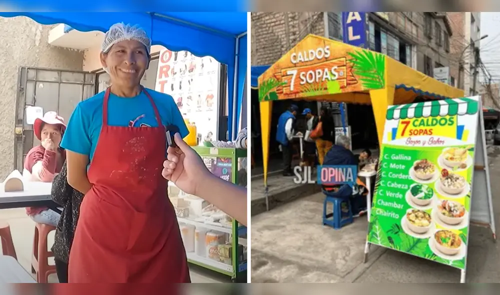 Emprendedora peruana sorprende en redes sociales. Foto: composición LR/SJL opina/YouTube/ MarkoTK