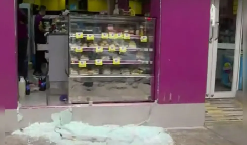 El mismo local fue asaltado bajo la misma modalidad en agosto de 2021. Foto y video: Panamericana