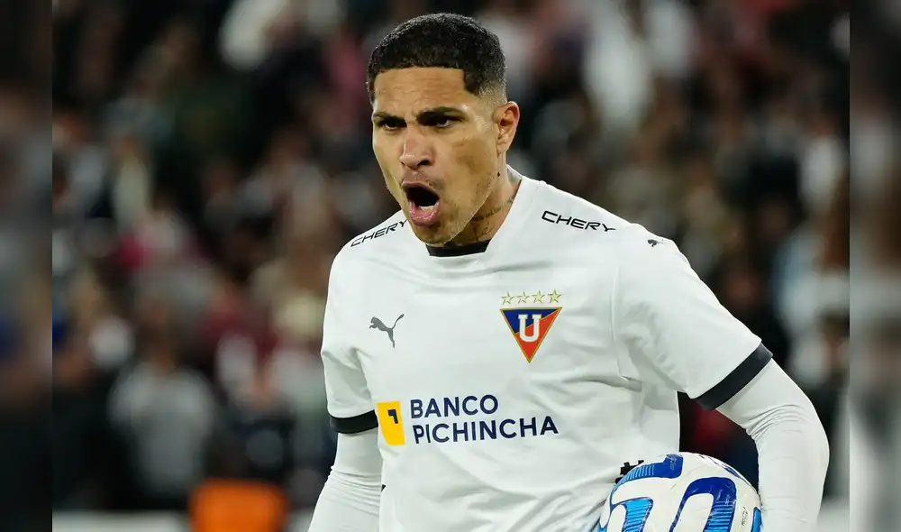 Paolo Guerrero fue clave para la clasificación de LDU Quito a cuartos de final de la Copa Sudamericana 2023. Foto: LDU