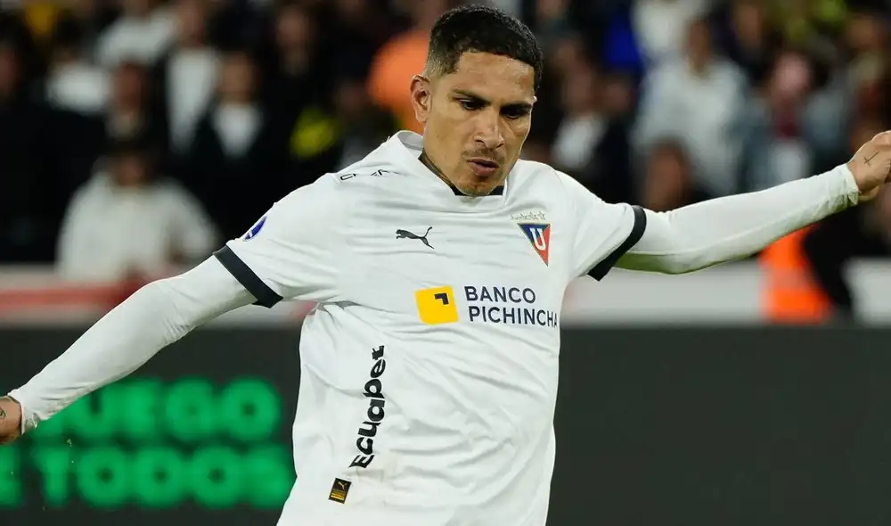 Paolo Guerrero ya tiene un gol con LDU de Quito. Foto: LDU.