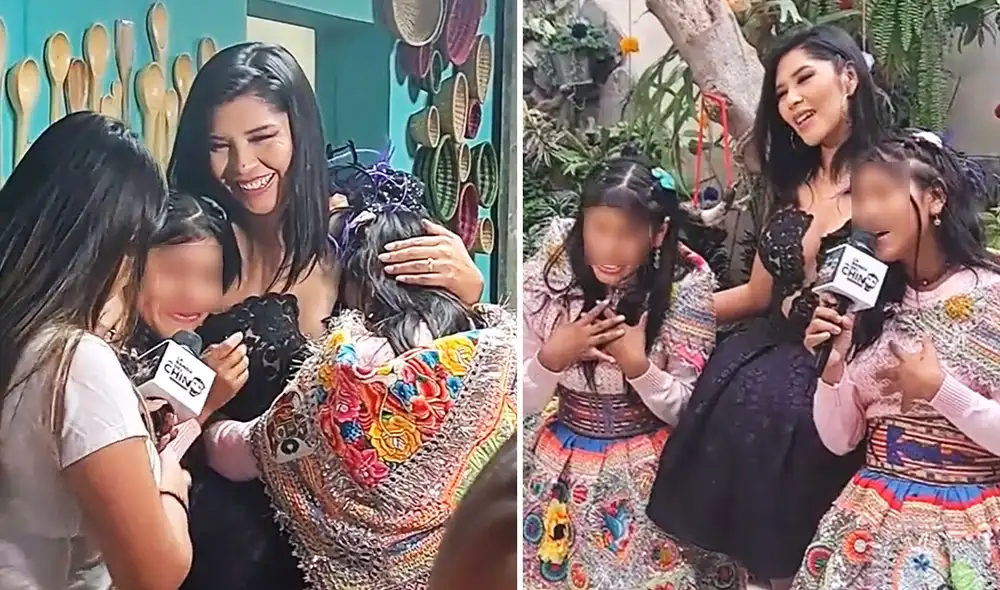 Emotivo. Menores quedaron gratamente sorprendidas tras conocer a Yarita Lizeth. Foto: composición LR/Johan Snyder Mendoz/TikTok Emotivo. Menores quedaron gratamente sorprendidas tras conocer a Yarita Lizeth. Foto: composición LR/Johan Snyder Mendoz/TikTok