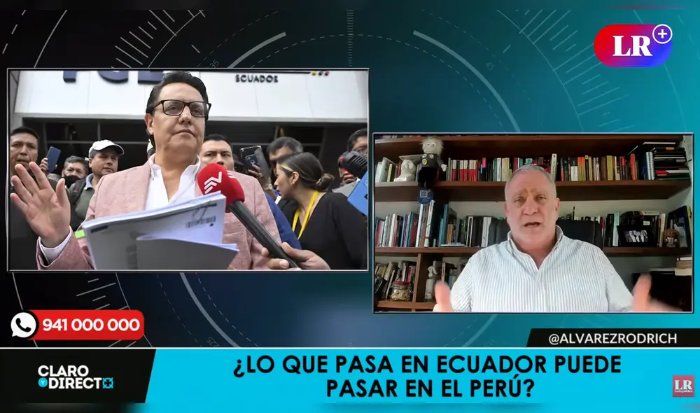 Álvarez Rodrich mencionó que en el Gobierno de Pedro Castillo existían minibandas. Foto y video: LR+ Álvarez Rodrich mencionó que en el Gobierno de Pedro Castillo existían minibandas. Foto y video: LR+