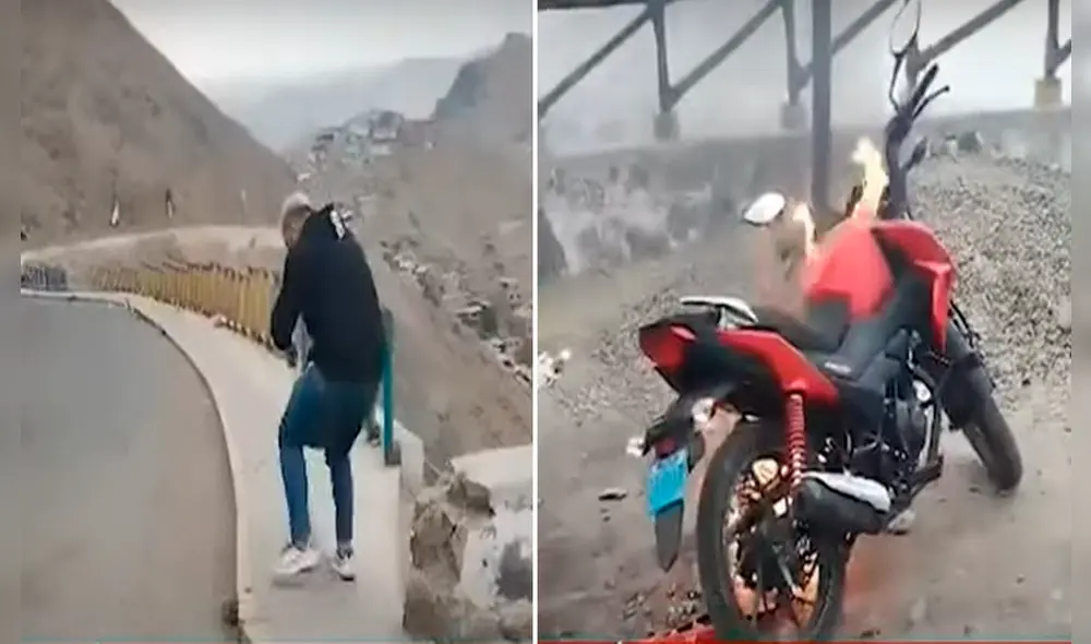 Los delincuentes dispararon al hombre entre las piernas y manos. Foto: composición LR/capturas de Panamericana - Video: