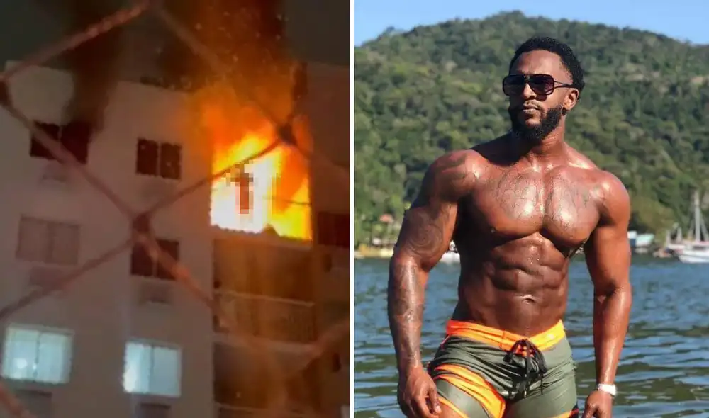 El deportista brasileño murió al no poder salir de su departamento envuelto en llamas de Foto: composición LR/ OGlobo - Video: @Metropoles/Twitter El deportista brasileño murió al no poder salir de su departamento envuelto en llamas de Foto: composición LR/ OGlobo - Video: @Metropoles/Twitter