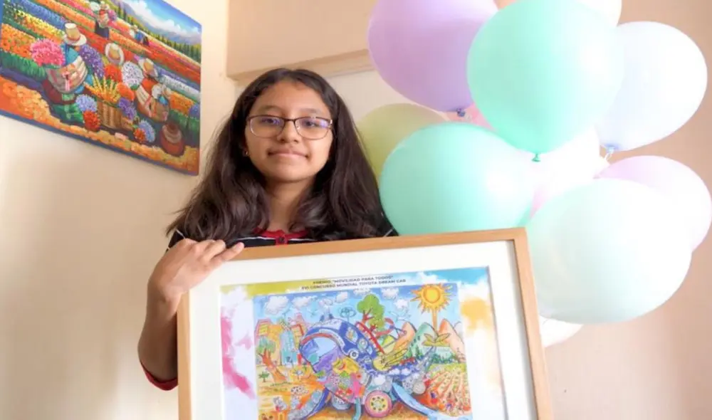 La obra de esta joven artista resalta la relación entre el arte y la movilidad sostenible. Foto: difusión La obra de esta joven artista resalta la relación entre el arte y la movilidad sostenible. Foto: difusión