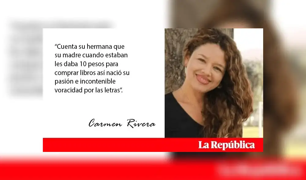 Carmen Rivera. Foto: La República Carmen Rivera. Foto: La República