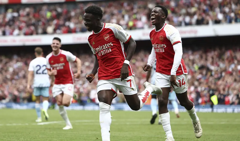 Arsenal debuta en su casa en la Premier League 2023-2024. Foto: AFP