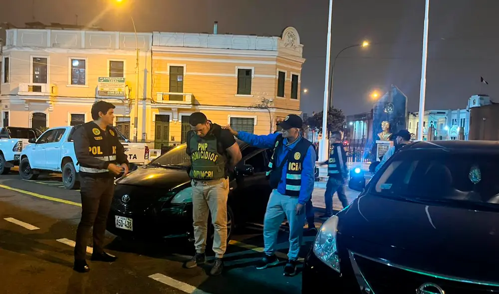 Cae banda delictiva que extorsionaba cerca al comercial Plaza Norte. Foto: PNP