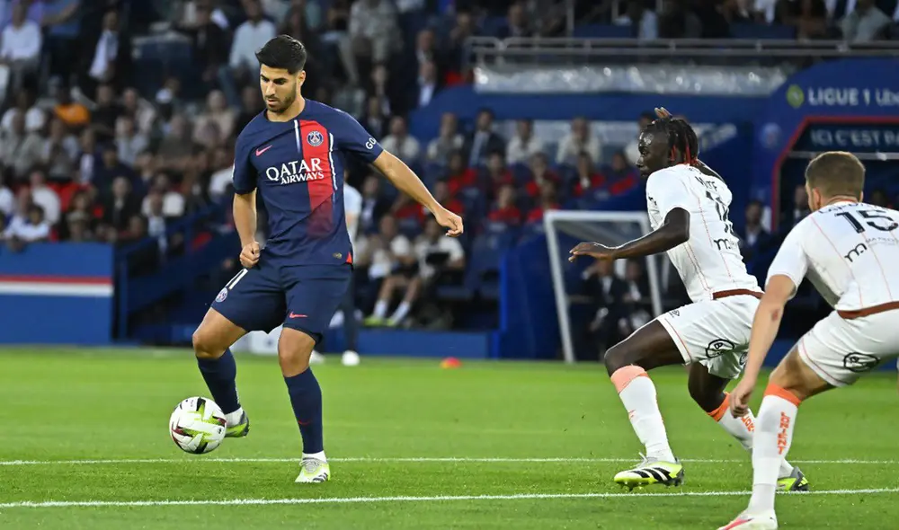 El club parisino fue local en este debut contra Lorient. Foto: PSG