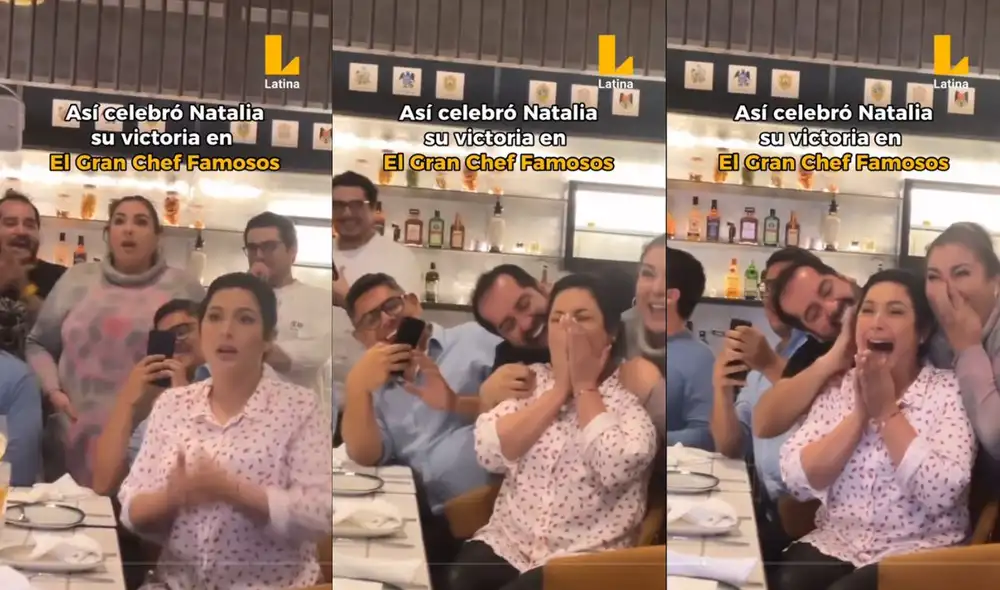 La celebración de Natalia Salas. Foto: Composición LR/Capturas Instagram Natalia Salas