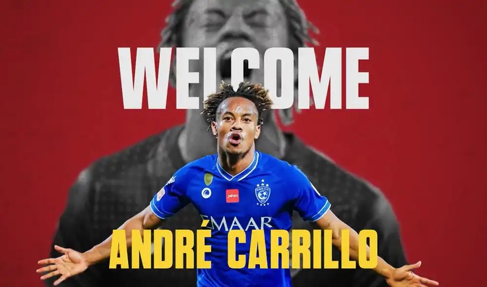 André Carrillo dejó el Al-Hilal para jugar en la segunda división saudí. Foto: captura de Al Qadisiya