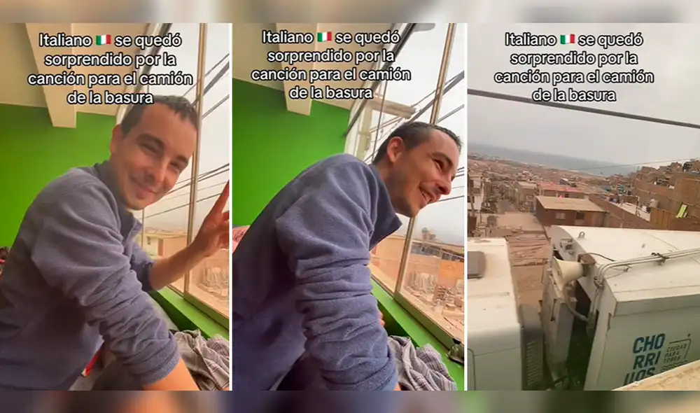 El joven no dejaba de mirar el vehículo que pasaba por Chorrillos con su singular canción. Foto: composición LR/TikTok/@yulydaniele El joven no dejaba de mirar el vehículo que pasaba por Chorrillos con su singular canción. Foto: composición LR/TikTok/@yulydaniele