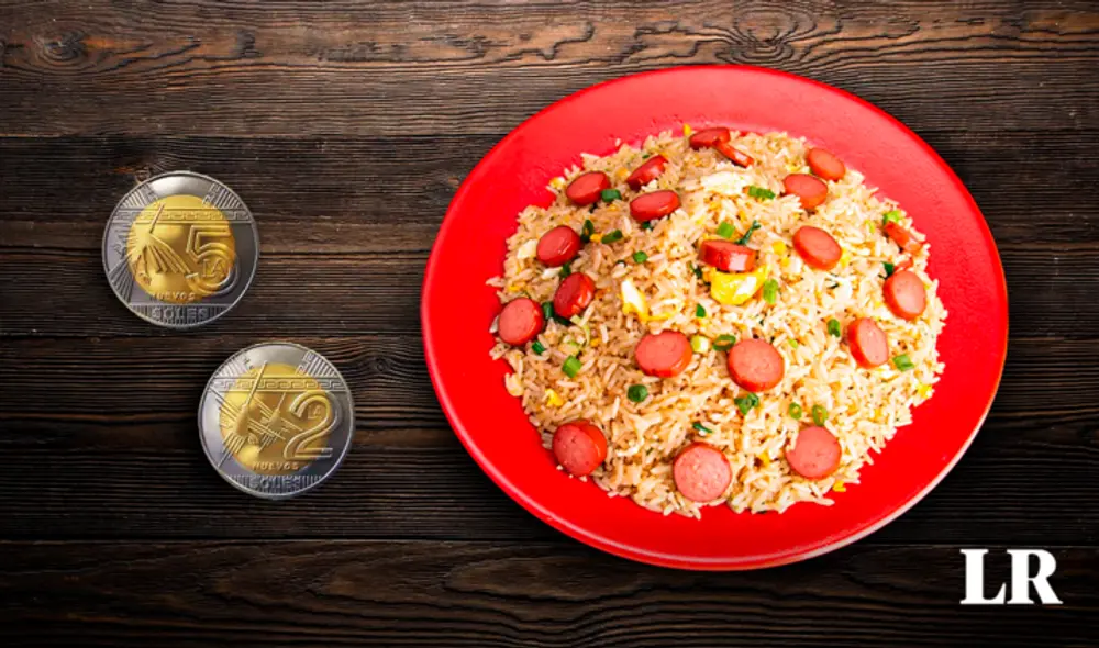 El chaufa casero es reconocido por llevar, usualmente, salchicha. Foto: composición de Jazmin Ceras/BCR