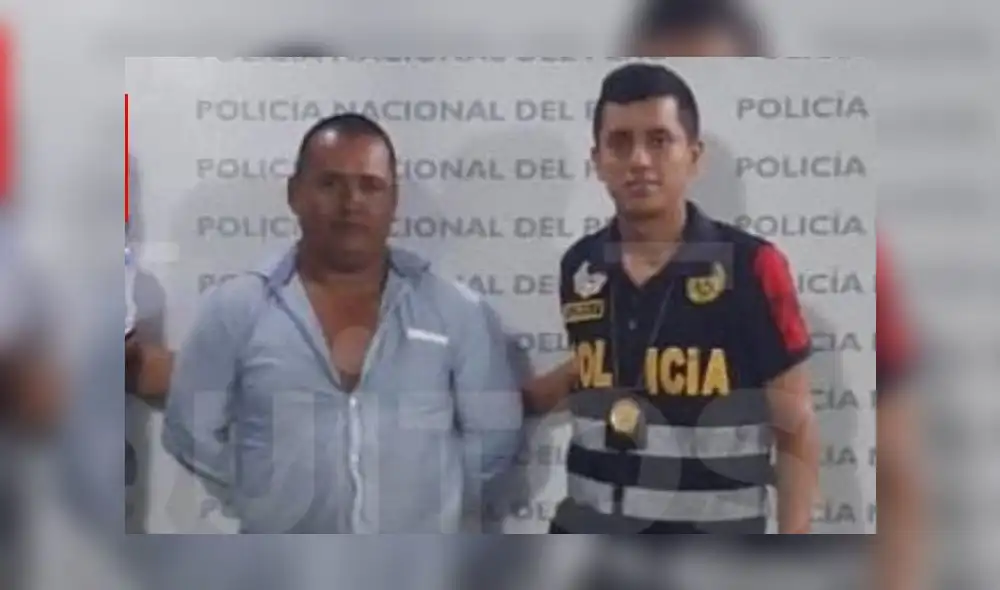 Falso capitán fue detenido por la Policía. Foto: Iquitos al Rojo Vivo