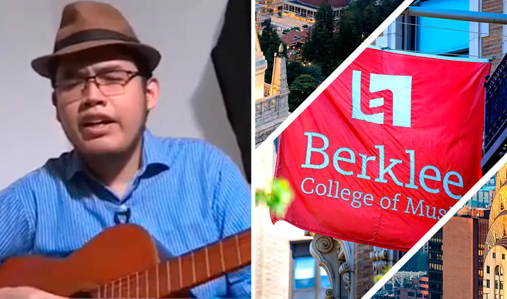 Músico obtuvo beca completa en la prestigiosa escuela de música Berklee. Foto: Captura de América / Composición LR / Gerson Cardoso - Video: América