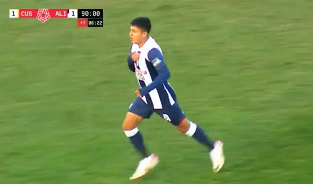 Jairo Concha salvó a Alianza Lima en el último minuto del partido. Foto: captura de Liga 1 Max | Video: Liga 1 Max