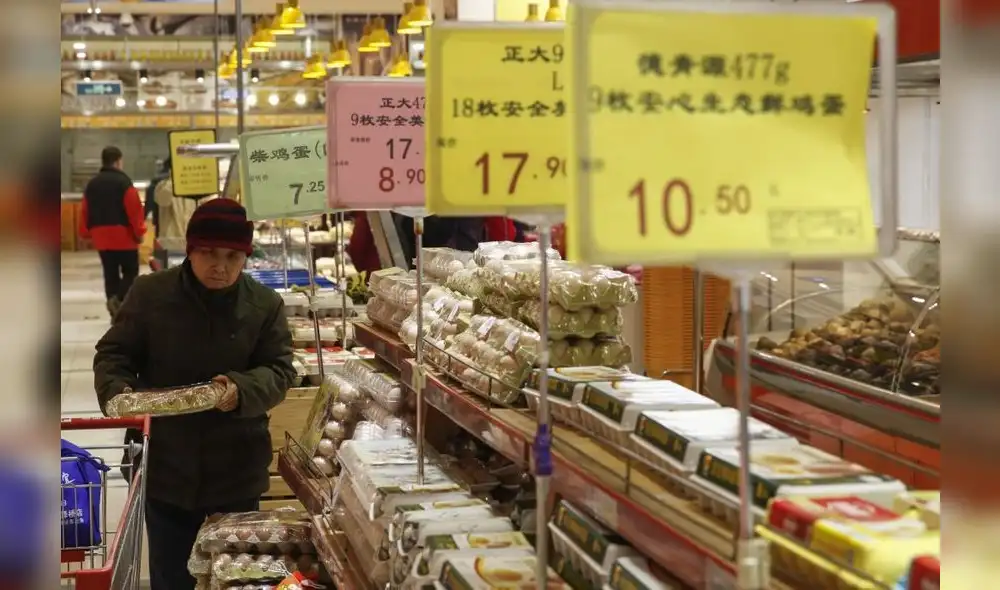 La recuperación pospandémica de la economía china da síntomas de haberse frenado. Foto: EFE