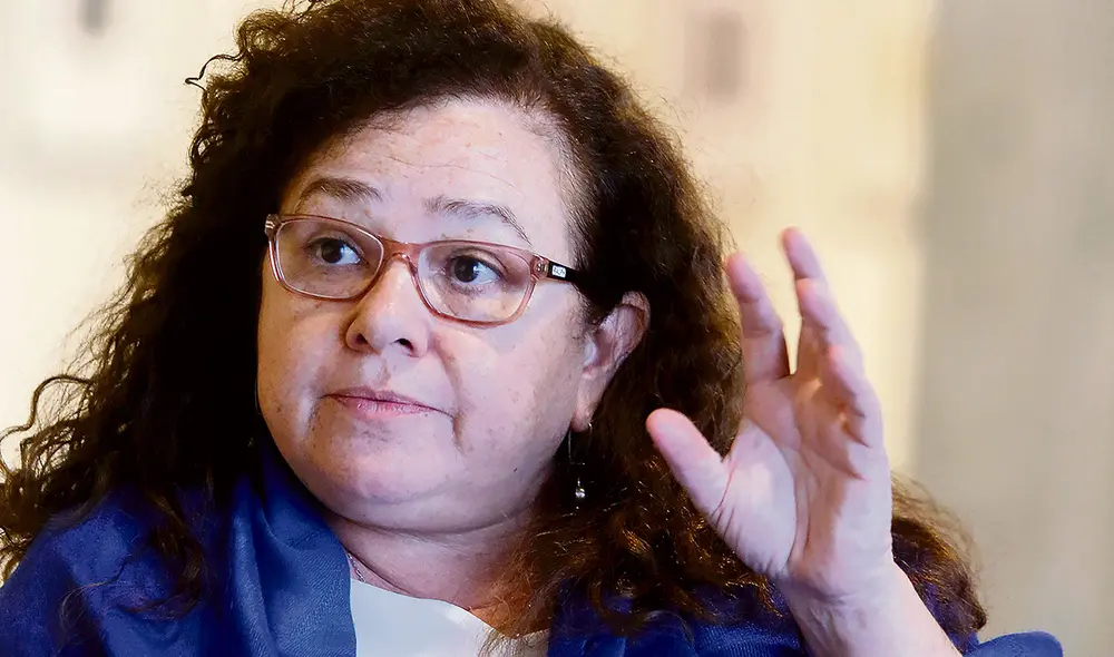 Preocupación y solidaridad. La exfiscal Paz advierte los peligros que vive el Perú. Foto: Felix Contreras/La República