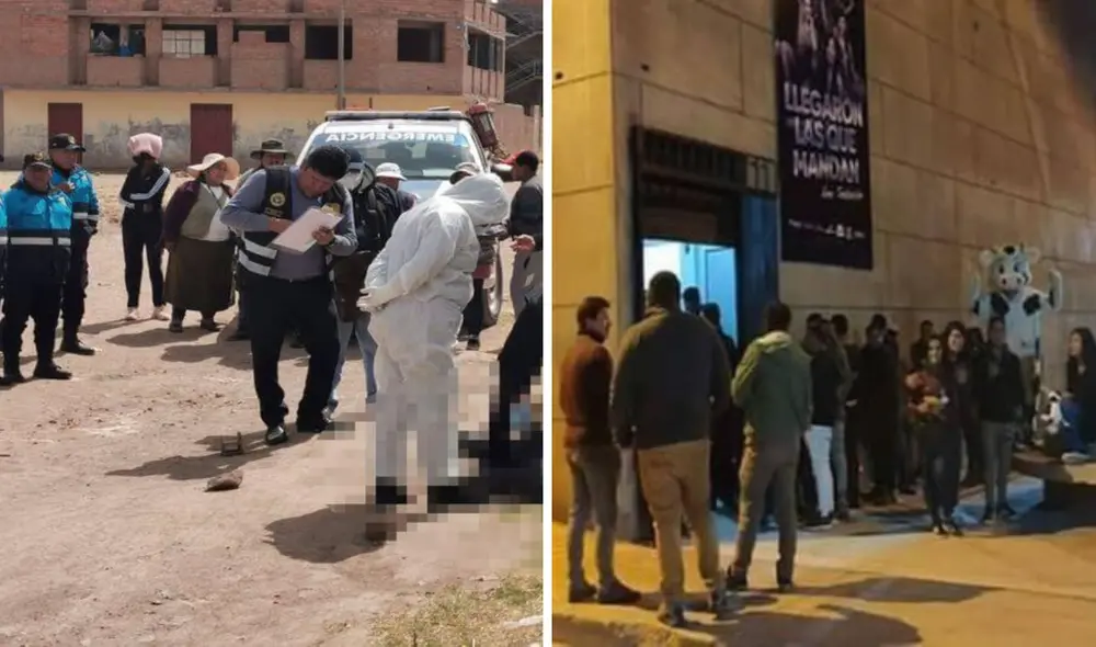 Policía habría sido golpeado. Foto: composición LR/Pachamama Radio/Aqp Mas Noticias/Facebook