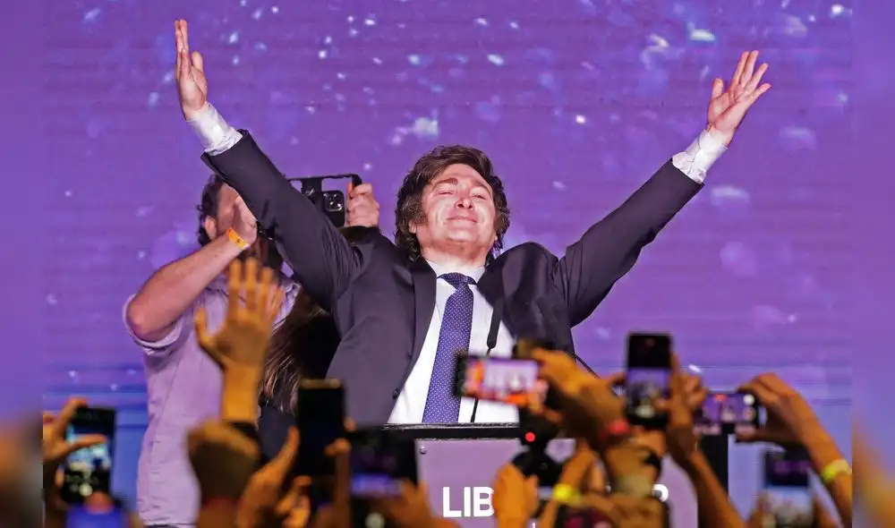 Javier Milei se convirtió en el ganador de las elecciones primarias en Argentina. Foto: AFP Javier Milei se convirtió en el ganador de las elecciones primarias en Argentina. Foto: AFP