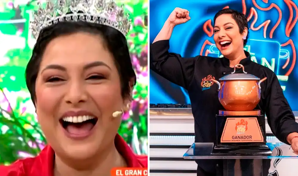Natalia Salas es la ganadora de 'El gran chef: famosos'. Foto: composición LR/Latina - Video: Latina