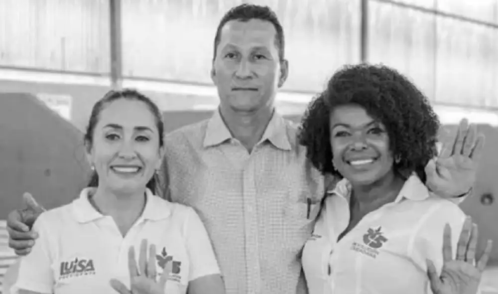 El dirigente político Pedro Briones fue asesinado por un impacto de bala. Foto: @PaolaCabezasC/Twitter - Video: RT