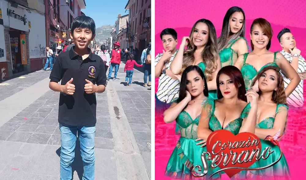 El entrevistador preguntó acerca del origen de la agrupación. Foto: composición LR/Facebook El reportero más joven de Pichari VRAEM - Perú/Instagram Corazon Serrano