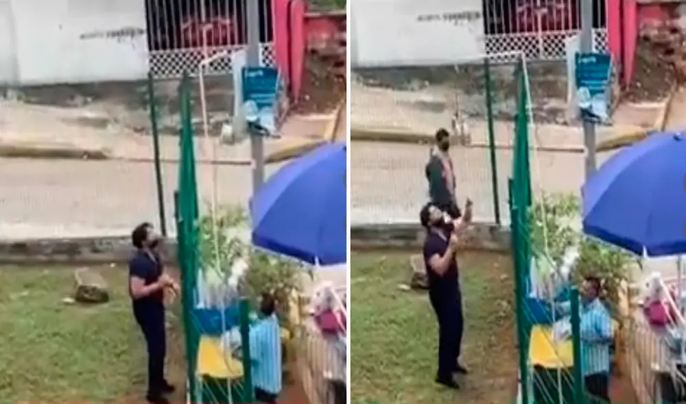 Usuarios felicitaron la audacia del ambulante para no decaer en ventas. Foto: composición LR/@Mi_camote72/TikTok