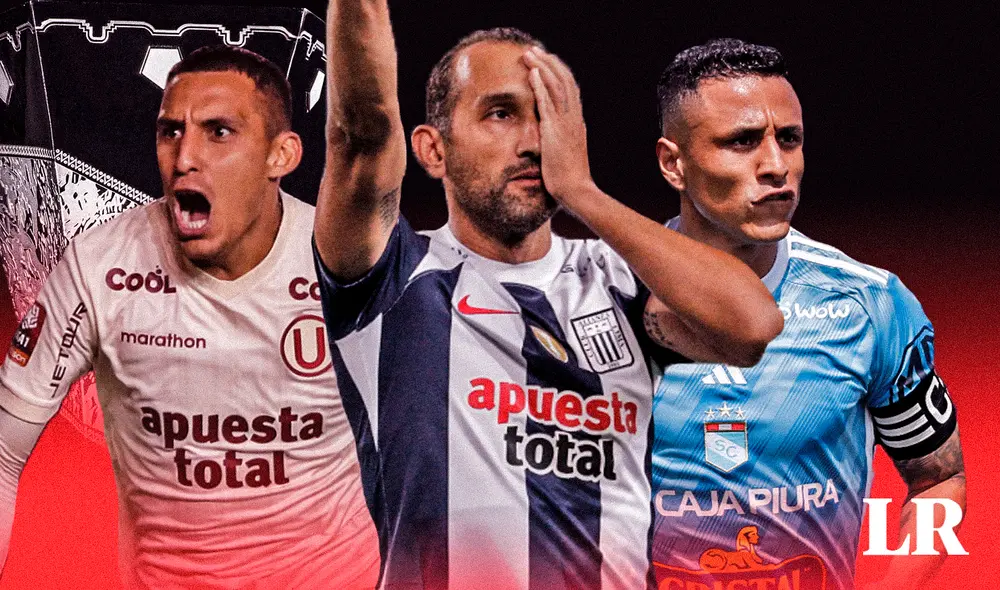 Alianza Lima es el líder del acumulado y es seguido por Universitario y Sporting Cristal. Foto: composición GLR/Fabrizio Oviedo