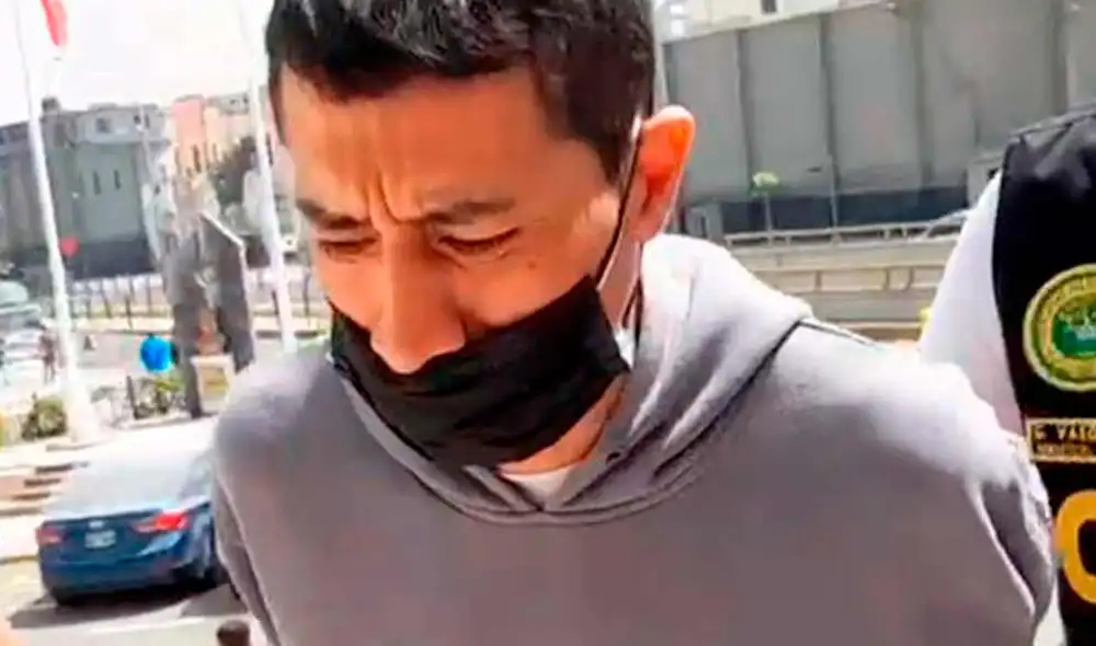 Delincuente que mató a estudiante al robar su celular fue detenido por la Policía el pasado 17 de mayo de 2022. Foto: captura de América TV Delincuente que mató a estudiante al robar su celular fue detenido por la Policía el pasado 17 de mayo de 2022. Foto: captura de América TV