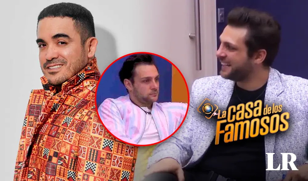 Yirko Sivirich vistió a Nicola Porcella en 'La casa de los famosos'. Foto: composición LR/YS/Telemundo