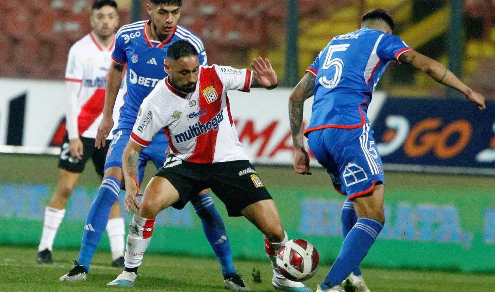 Universidad de Chile tiene 30 puntos y se ubica en el octavo puesto de la tabla. Foto: Curicó Unido.