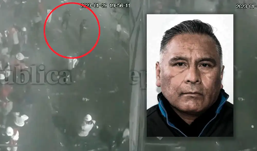 Víctor Santisteban murió por el disparo de una bomba lacrimógena tras ejercer su derecho a la protesta. Foto: composición de Álvaro Lozano/La República Víctor Santisteban murió por el disparo de una bomba lacrimógena tras ejercer su derecho a la protesta. Foto: composición de Álvaro Lozano/La República