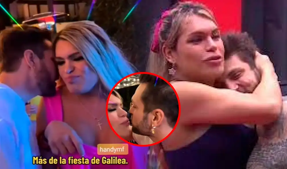 Nicola Porcella y Wendy estuvieron en fiesta con los integrantes de 'La casa de los famosos'. Foto: composición LR/TikTok/Televisa - Video: TikTok