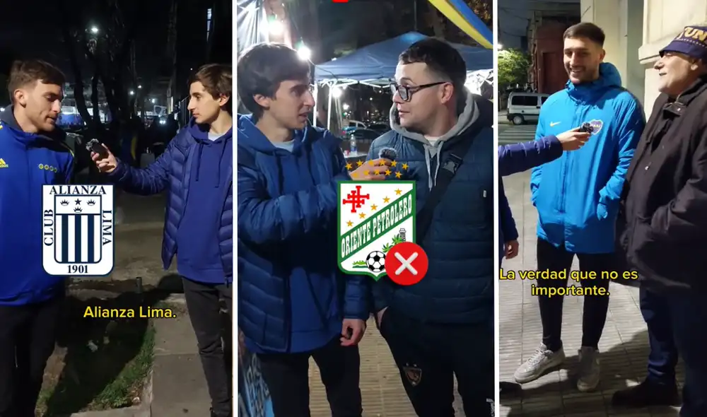 La mayoría de los entrevistados reconocieron a un equipo de Perú en particular. Foto: composición LR/captura de TikTok/@.Puntofutbol