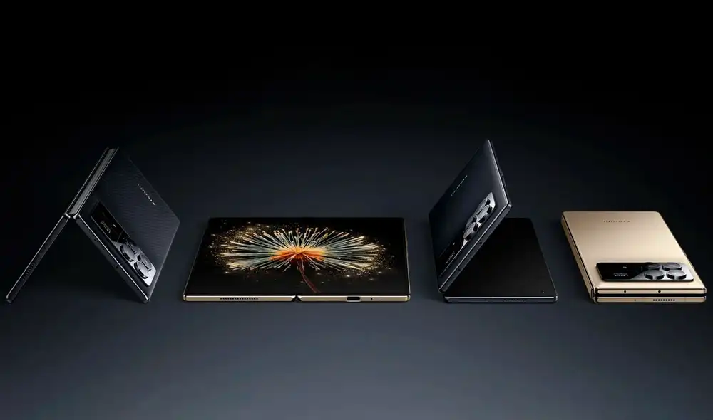 El Xiaomi MIX Fold 3 es un plegable tipo libro. Foto: Xiaomi